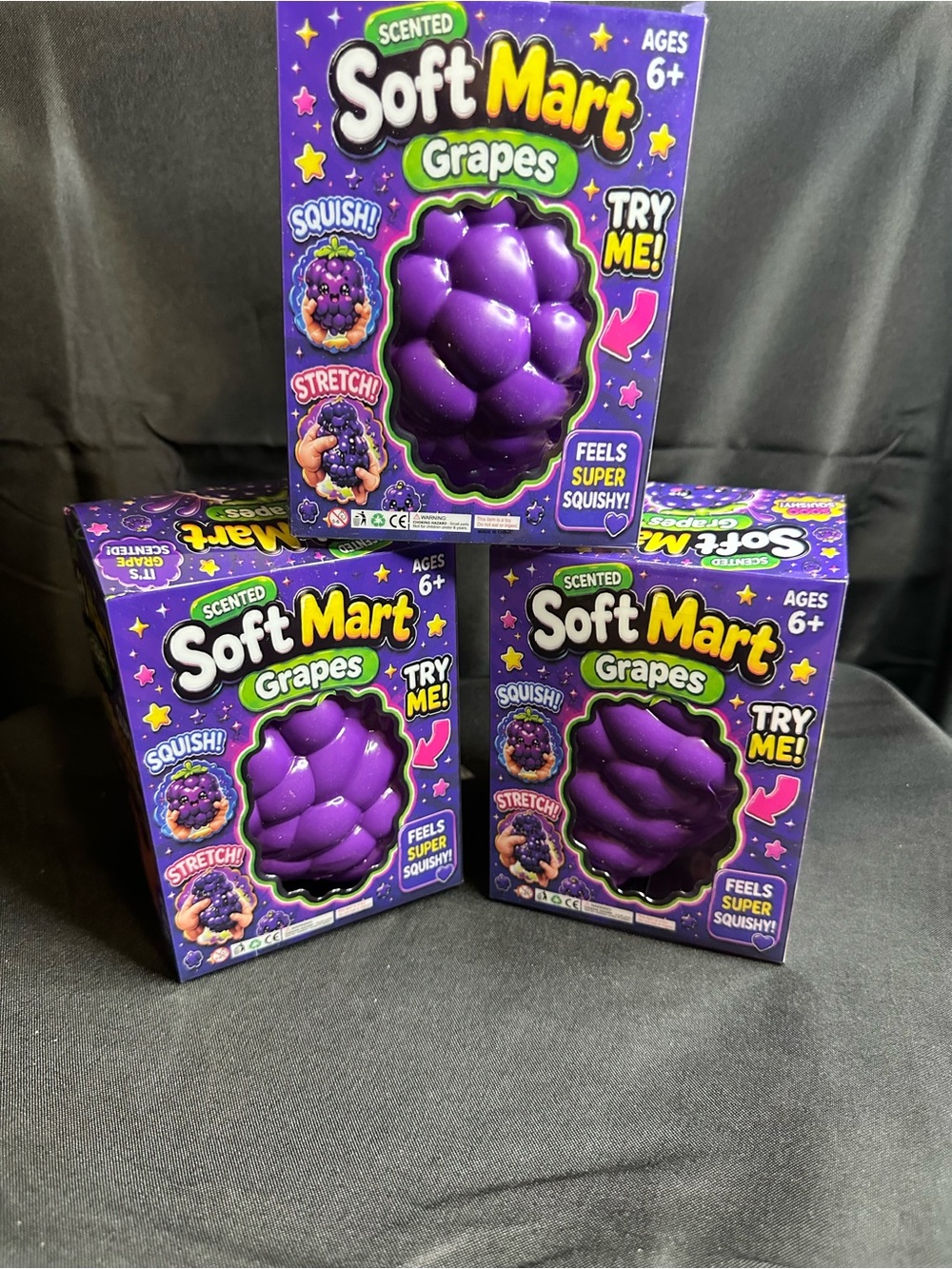 Soft Mart Scented Grape Squishy Toy - Purple